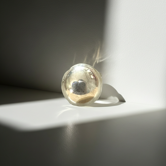 1 authentic Tiffany & co. Mexico 925 sterling silver large dome clip-on earring