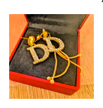 Gold Plated set of Dior earrings