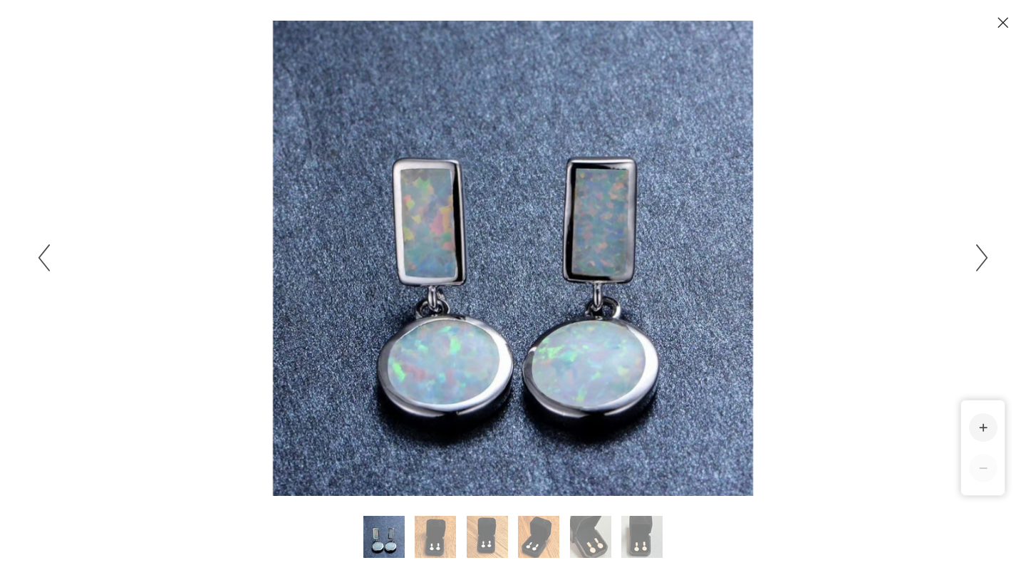 New 18KT White Gold over 925 Solid Sterling Silver Fire Opal Designer Exclamation Point Statement Earrings.