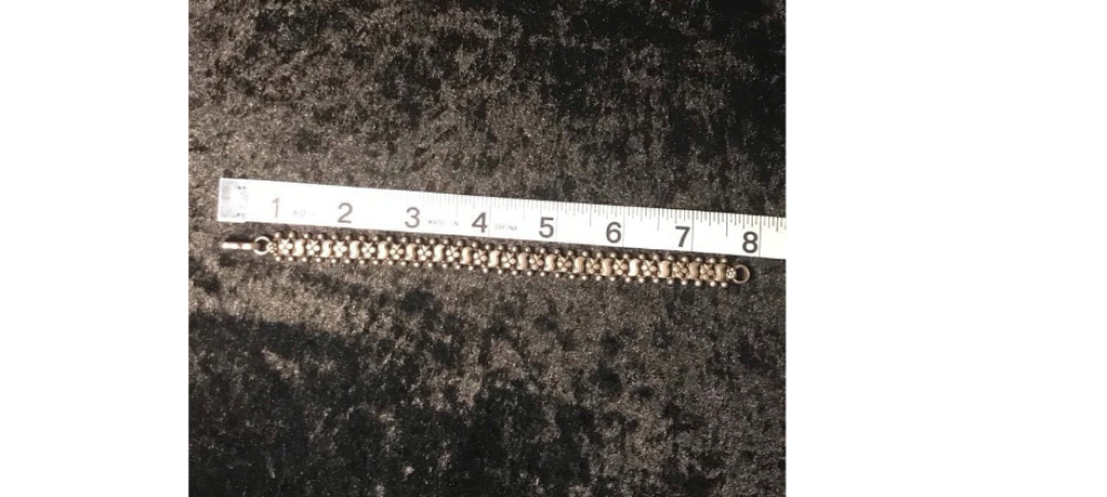 Antique North African Handmade Filigree Bracelet   Circa 1960's