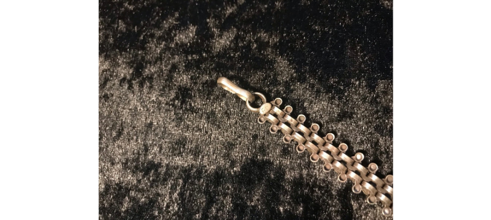 Antique North African Handmade Filigree Bracelet   Circa 1960's