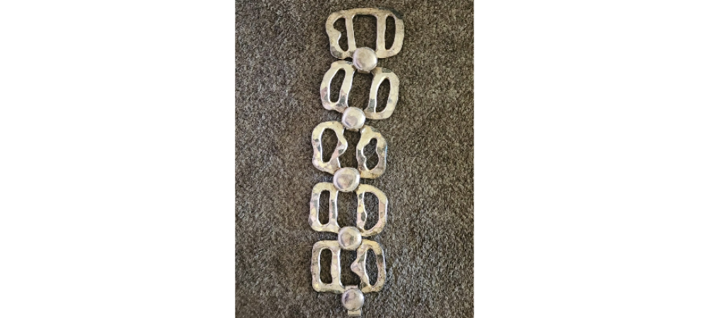 Designer jacob hull chunky bracelet. Well made and heavy.