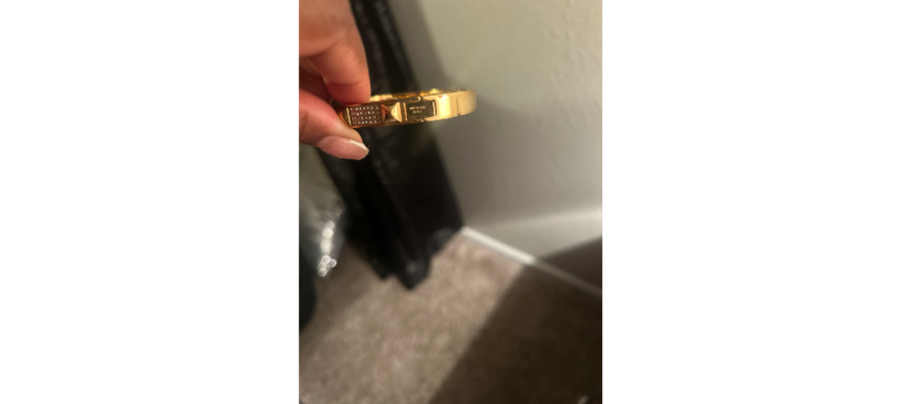 Michael Kors Modernist gold signed Bracelet.